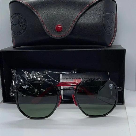 BNIB Never Worn Rayban Ferrari Scuderia Rb3748 - Picture 2 of 8